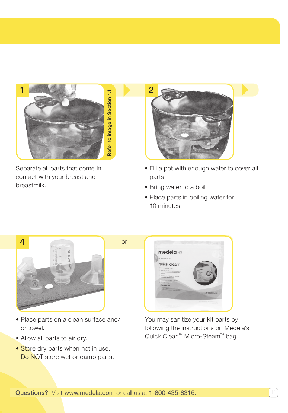 Medela Pump In Style User Manual | Page 11 / 100