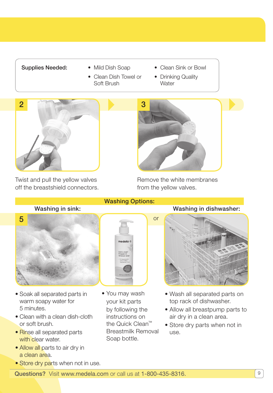 Medela Pump In Style User Manual | Page 9 / 100