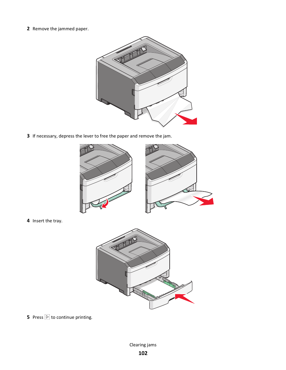 Lexmark E260dn User Manual | Page 102 / 142