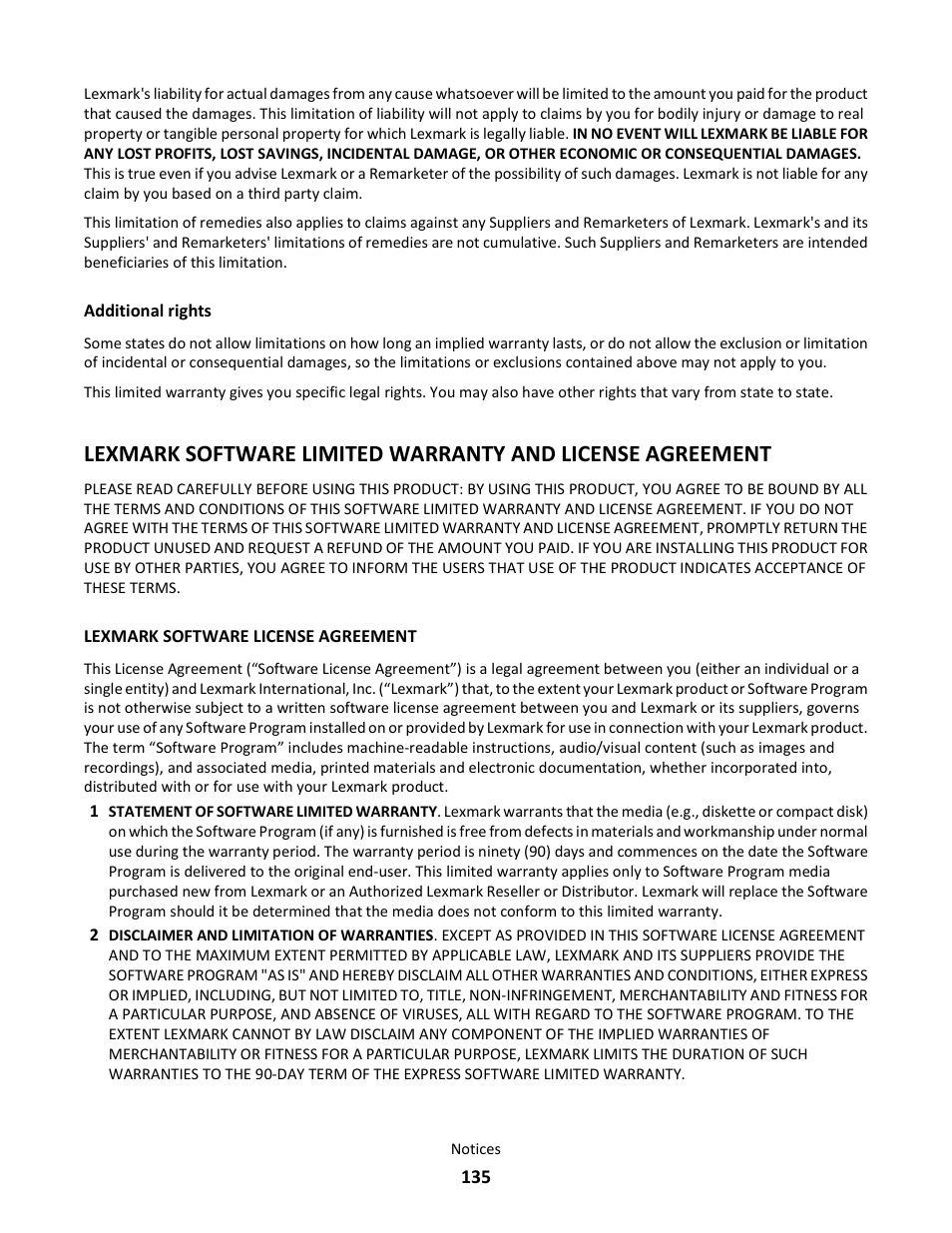 Lexmark E260dn User Manual | Page 135 / 142