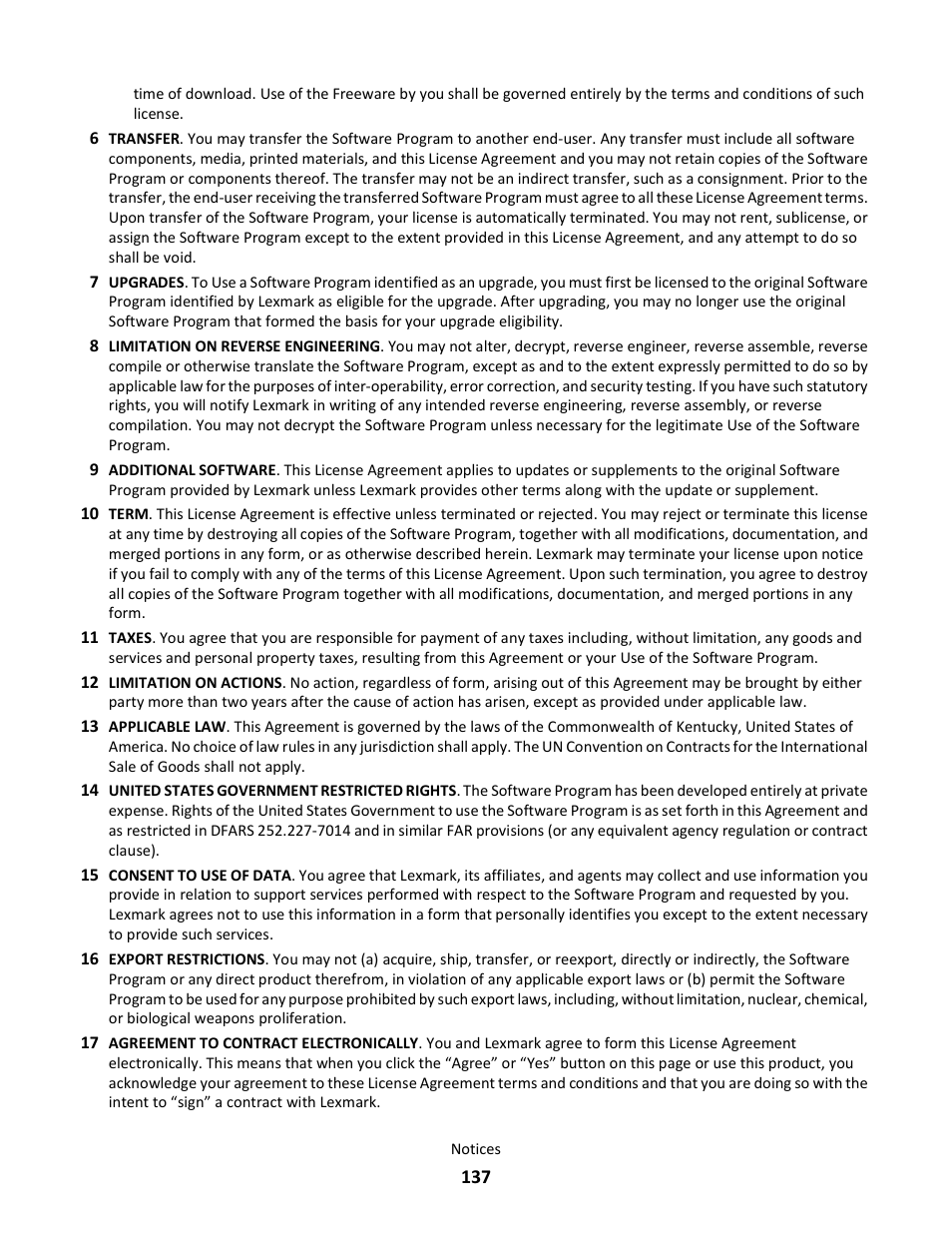 Lexmark E260dn User Manual | Page 137 / 142