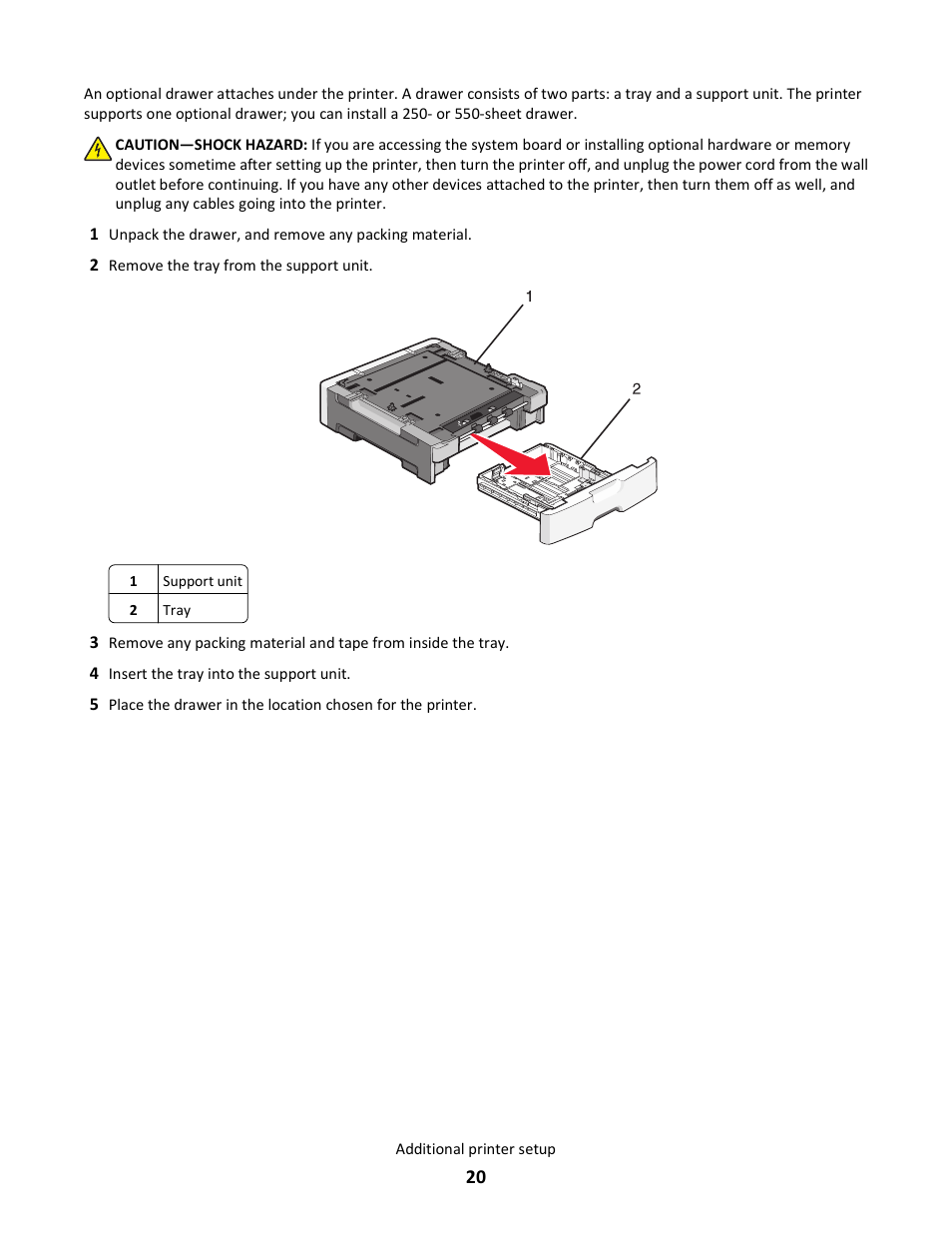 Lexmark E260dn User Manual | Page 20 / 142