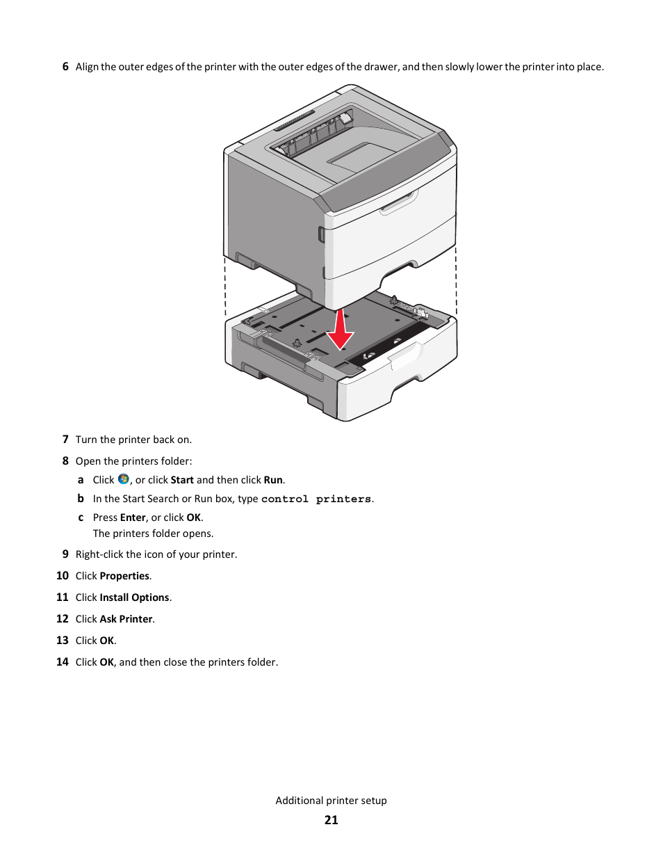Lexmark E260dn User Manual | Page 21 / 142