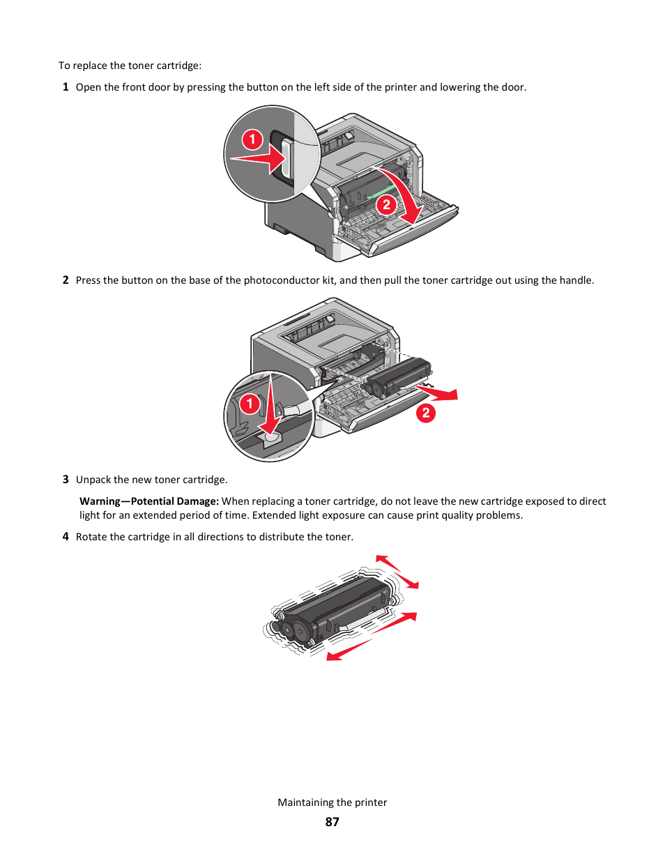 Lexmark E260dn User Manual | Page 87 / 142