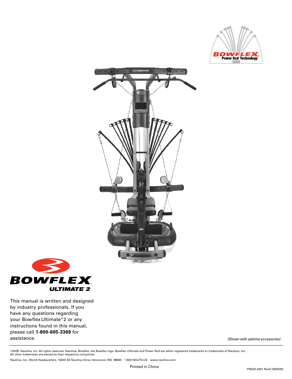 Bowflex Ultimate 2 User Manual | Page 88 / 88