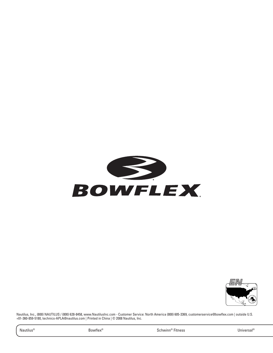 Bowflex PR1000 User Manual | Page 36 / 36