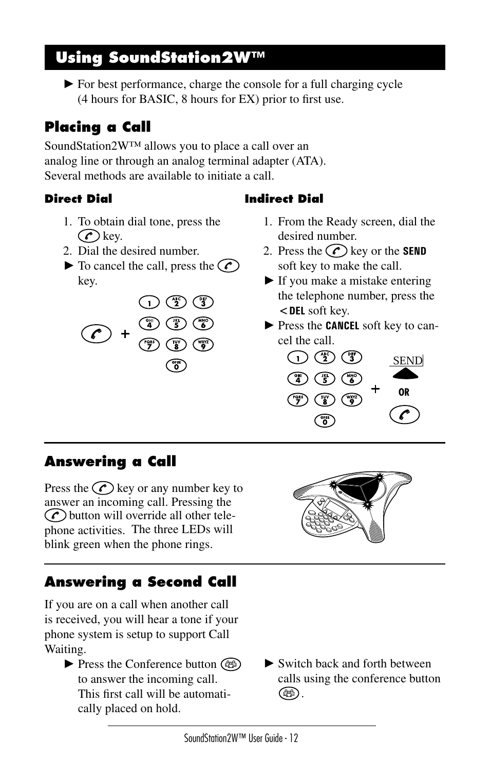 5sing | Polycom SoundStation 2W User Manual | Page 12 / 46