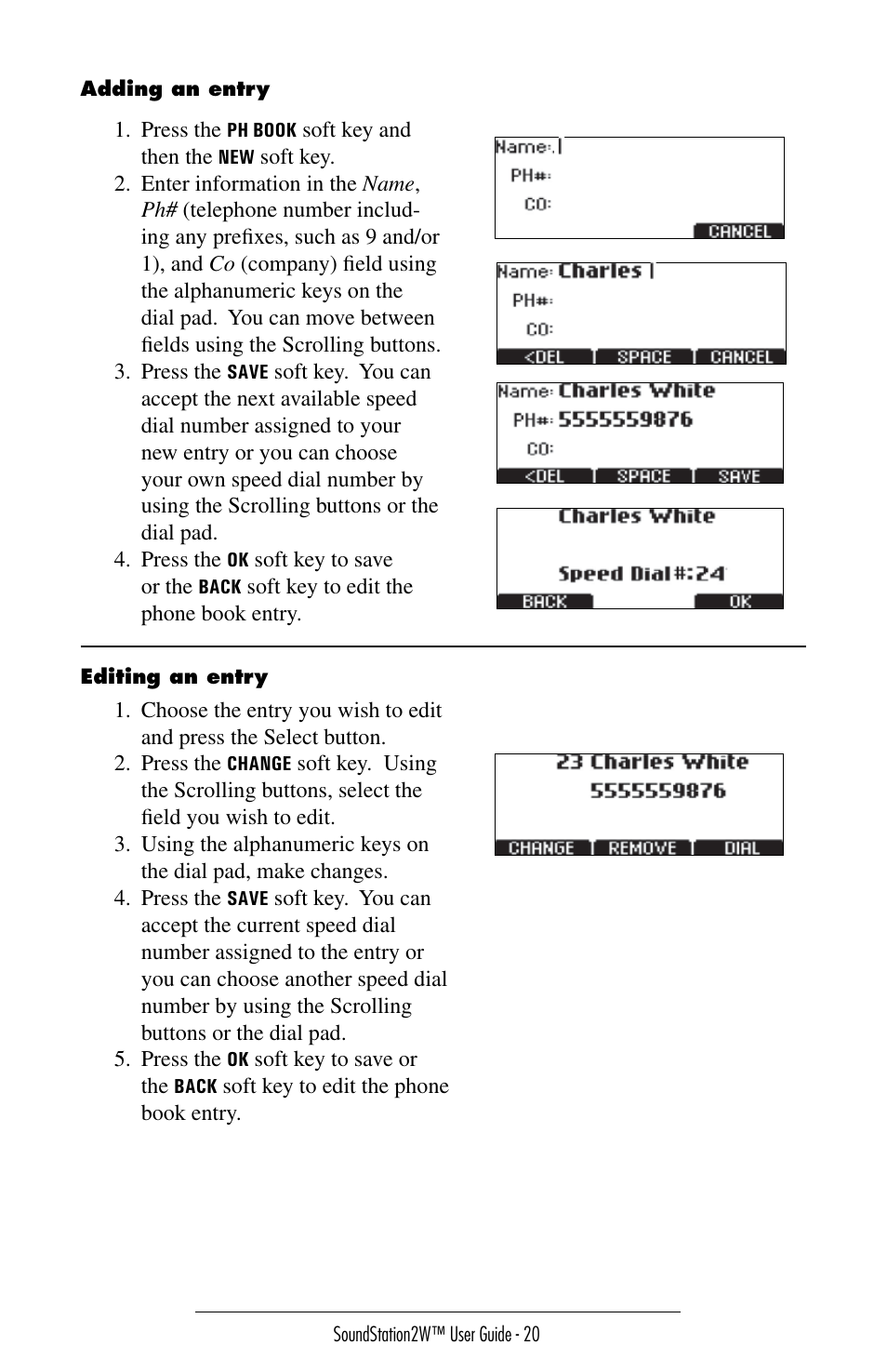 Polycom SoundStation 2W User Manual | Page 20 / 46