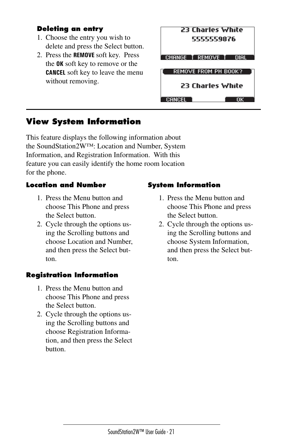 Polycom SoundStation 2W User Manual | Page 21 / 46