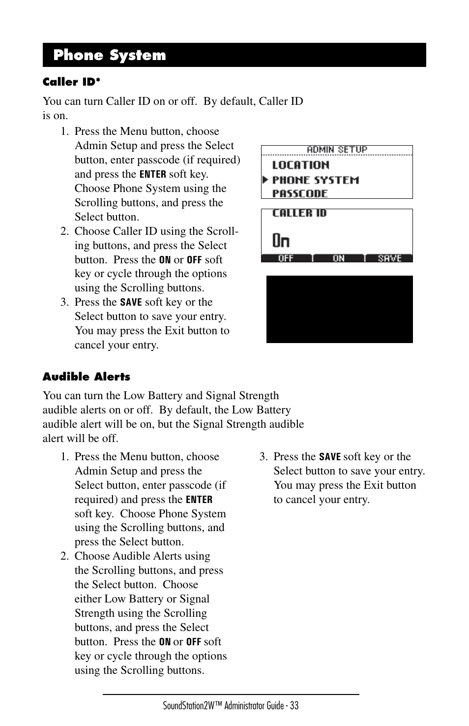 0hone | Polycom SoundStation 2W User Manual | Page 33 / 46