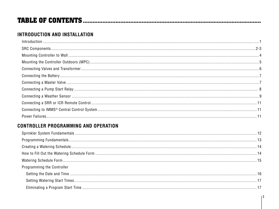 Hunter SRC User Manual | Page 3 / 32