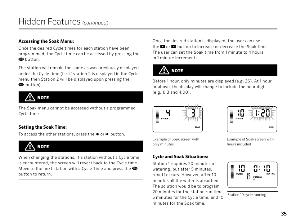 Hidden features | Hunter PRO-C (PCC) User Manual | Page 35 / 40