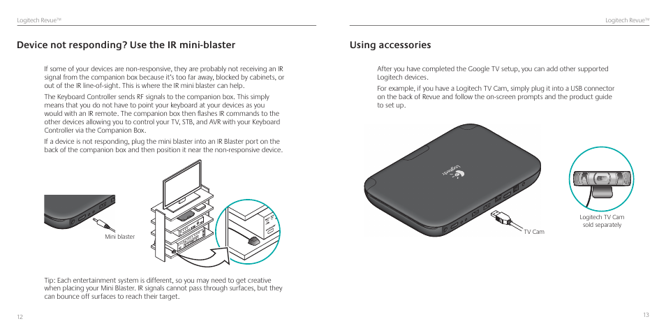 Logitech Revue User Manual | Page 7 / 9