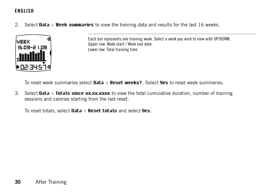 POLAR FT60 User Manual | Page 30 / 45