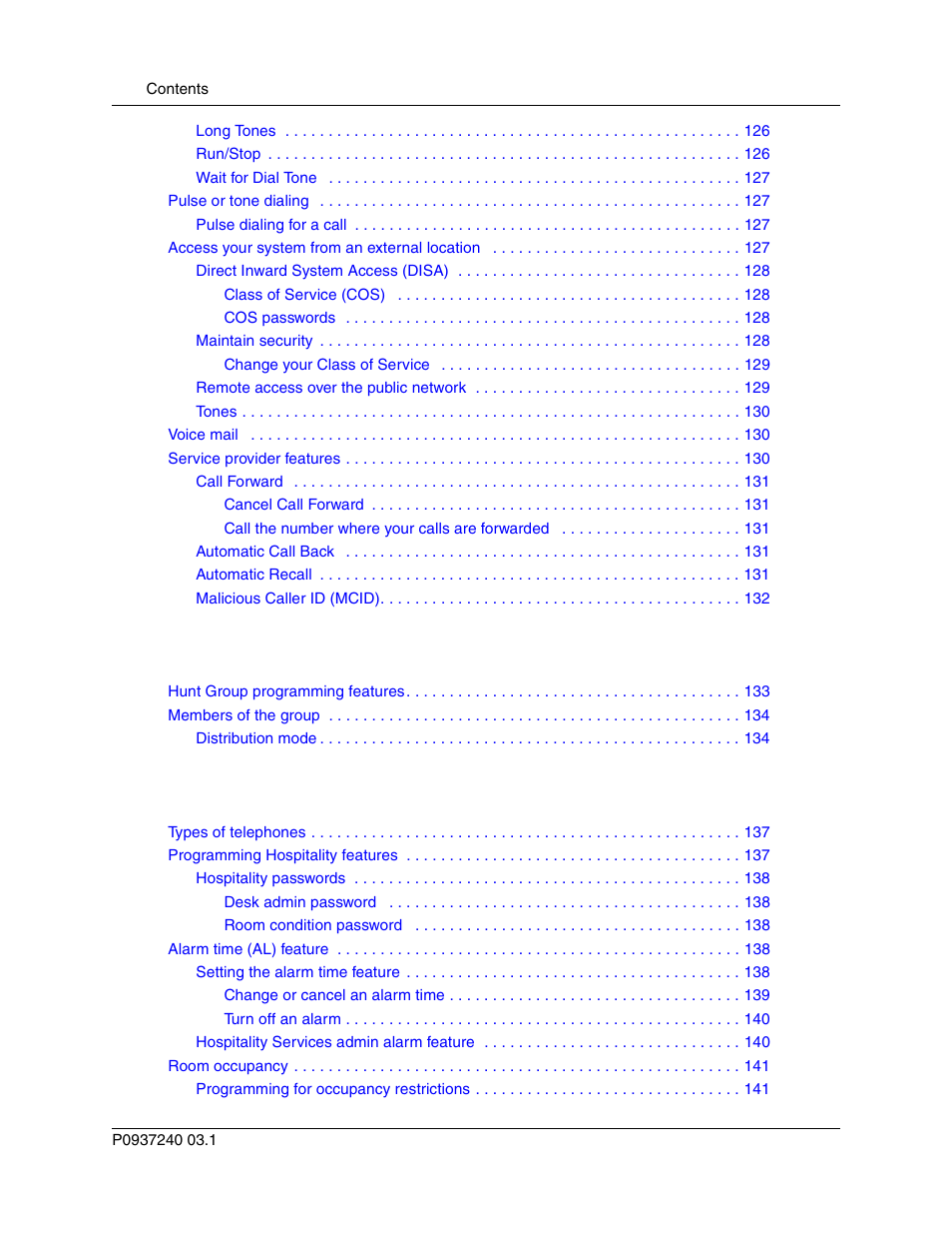 Nortel Networks T7316 User Manual | Page 10 / 188