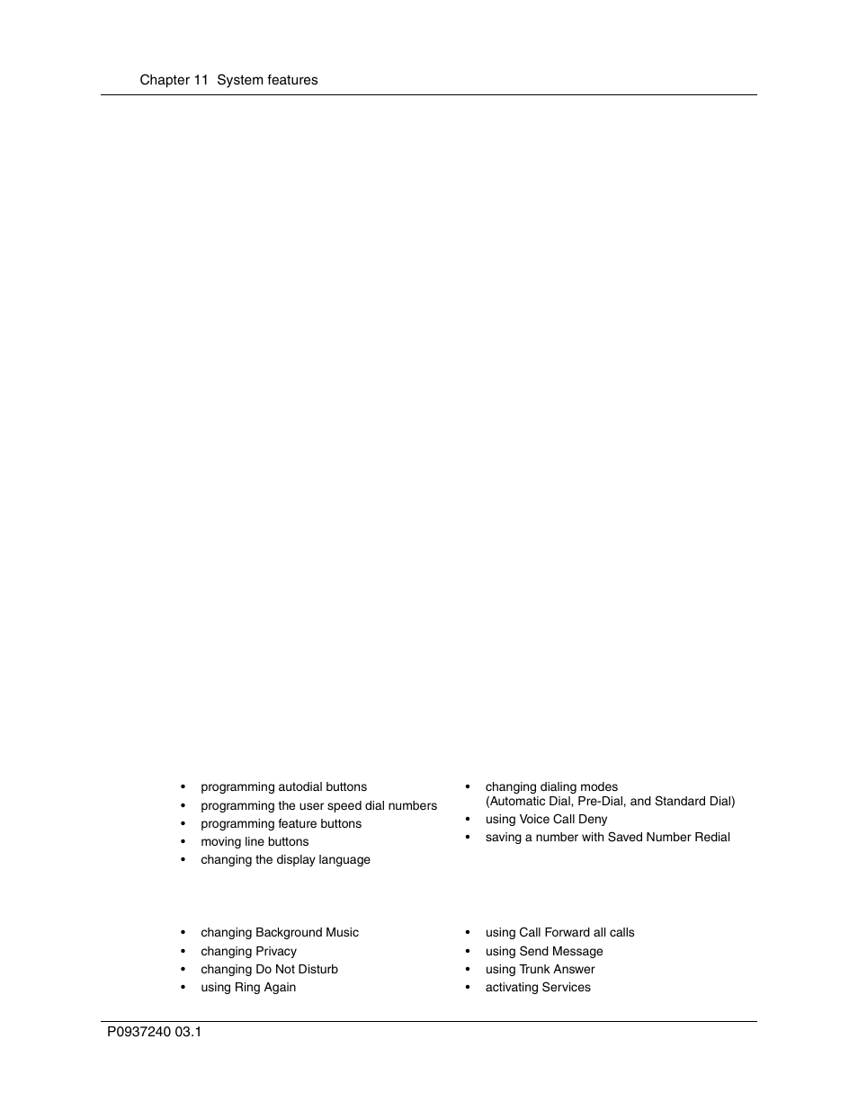 Making a telephone a hotline telephone, Control telephone, Set lock | Nortel Networks T7316 User Manual | Page 124 / 188