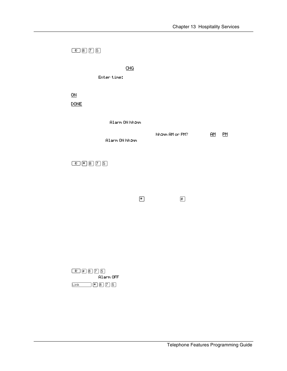 Change or cancel an alarm time | Nortel Networks T7316 User Manual | Page 139 / 188