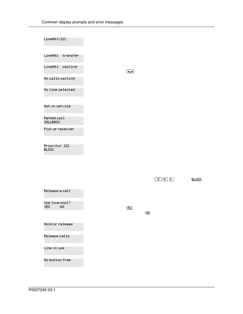 Nortel Networks T7316 User Manual | Page 168 / 188