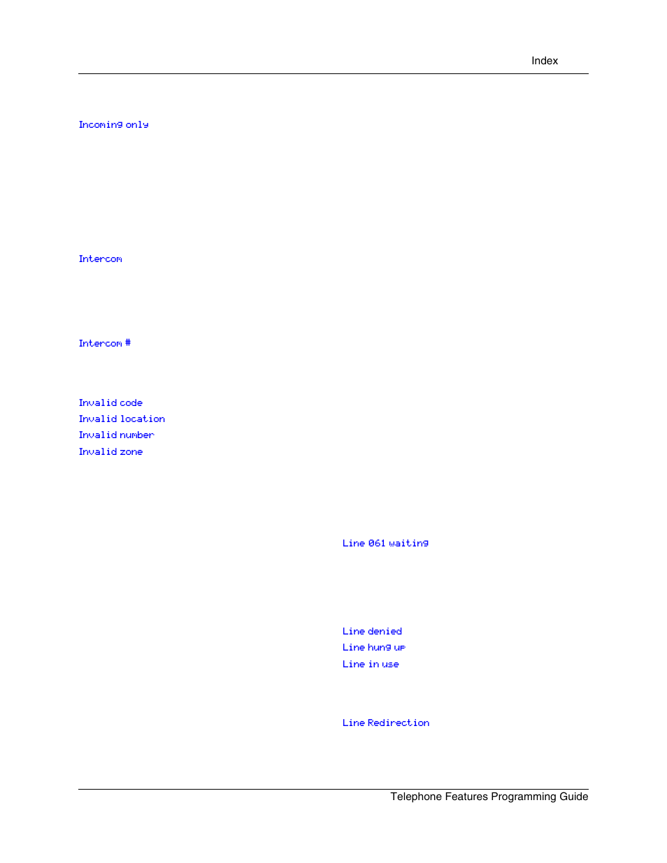 Nortel Networks T7316 User Manual | Page 179 / 188