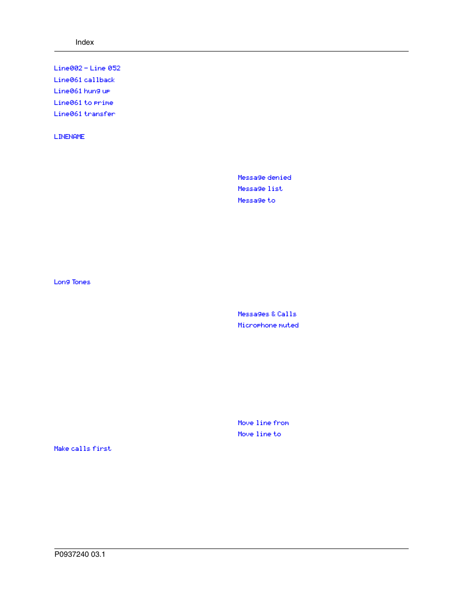 Nortel Networks T7316 User Manual | Page 180 / 188