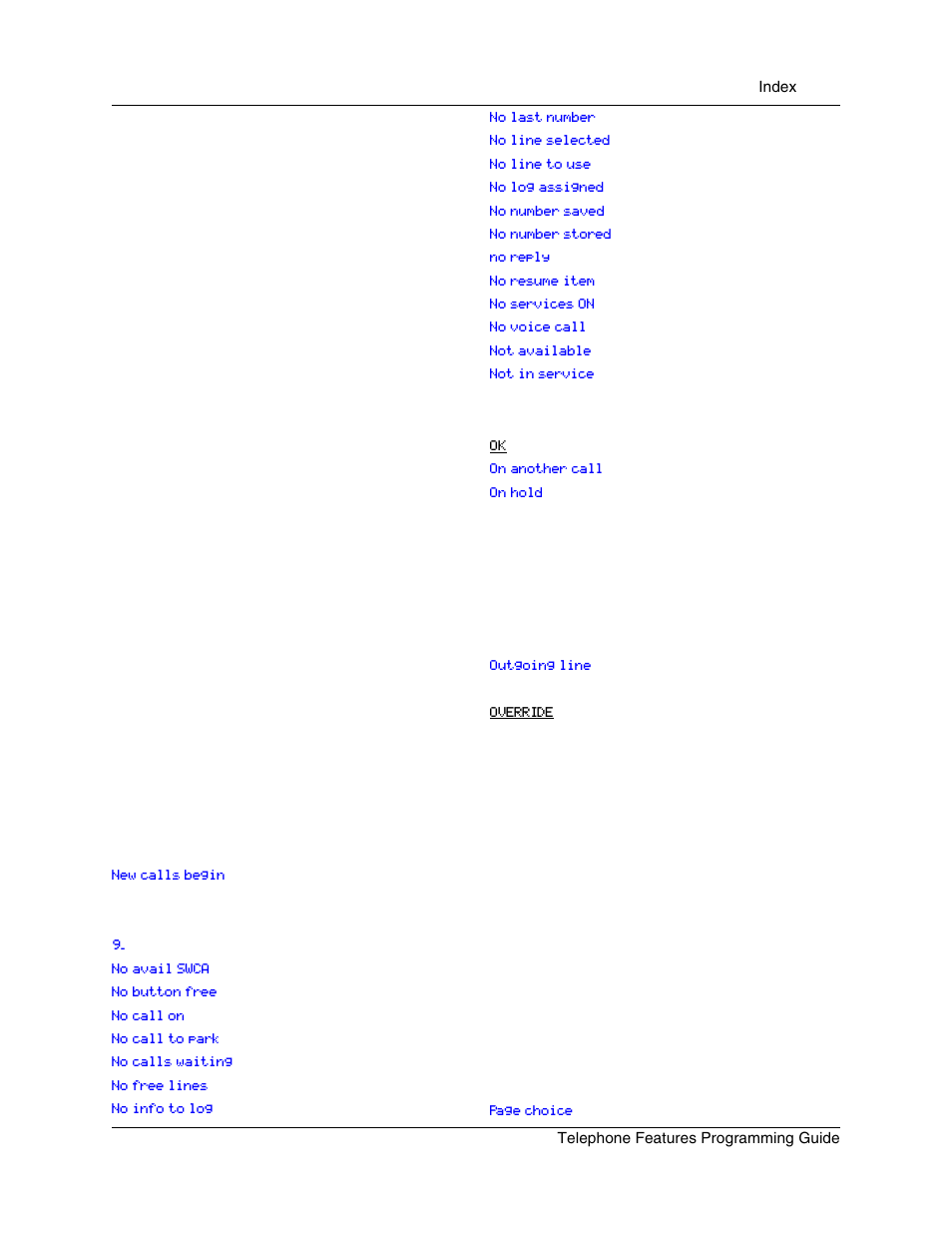 Nortel Networks T7316 User Manual | Page 181 / 188