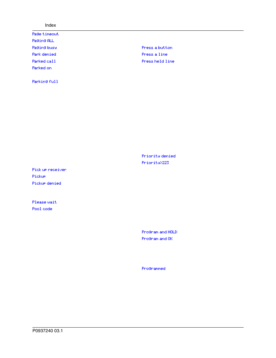 Nortel Networks T7316 User Manual | Page 182 / 188