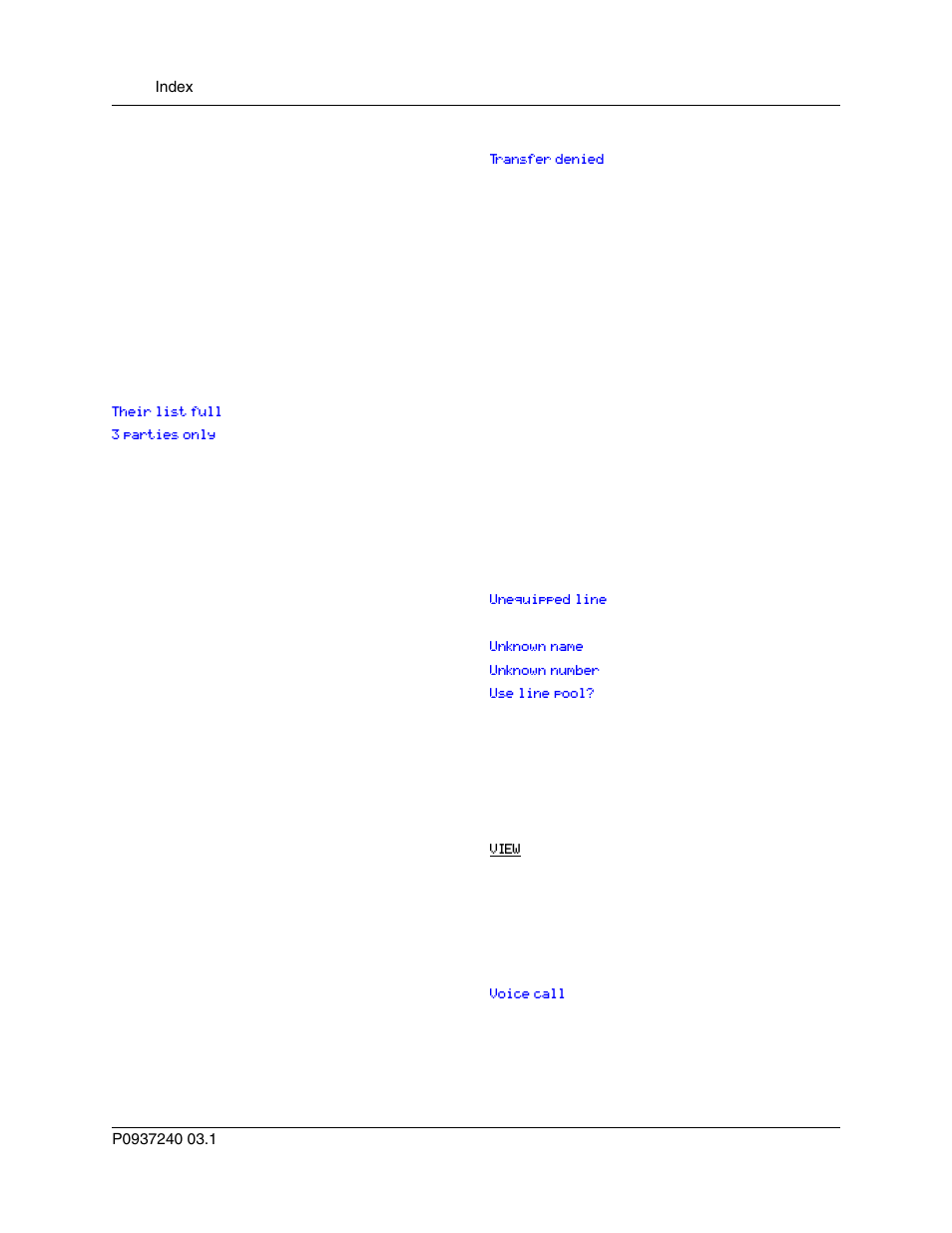 Nortel Networks T7316 User Manual | Page 186 / 188