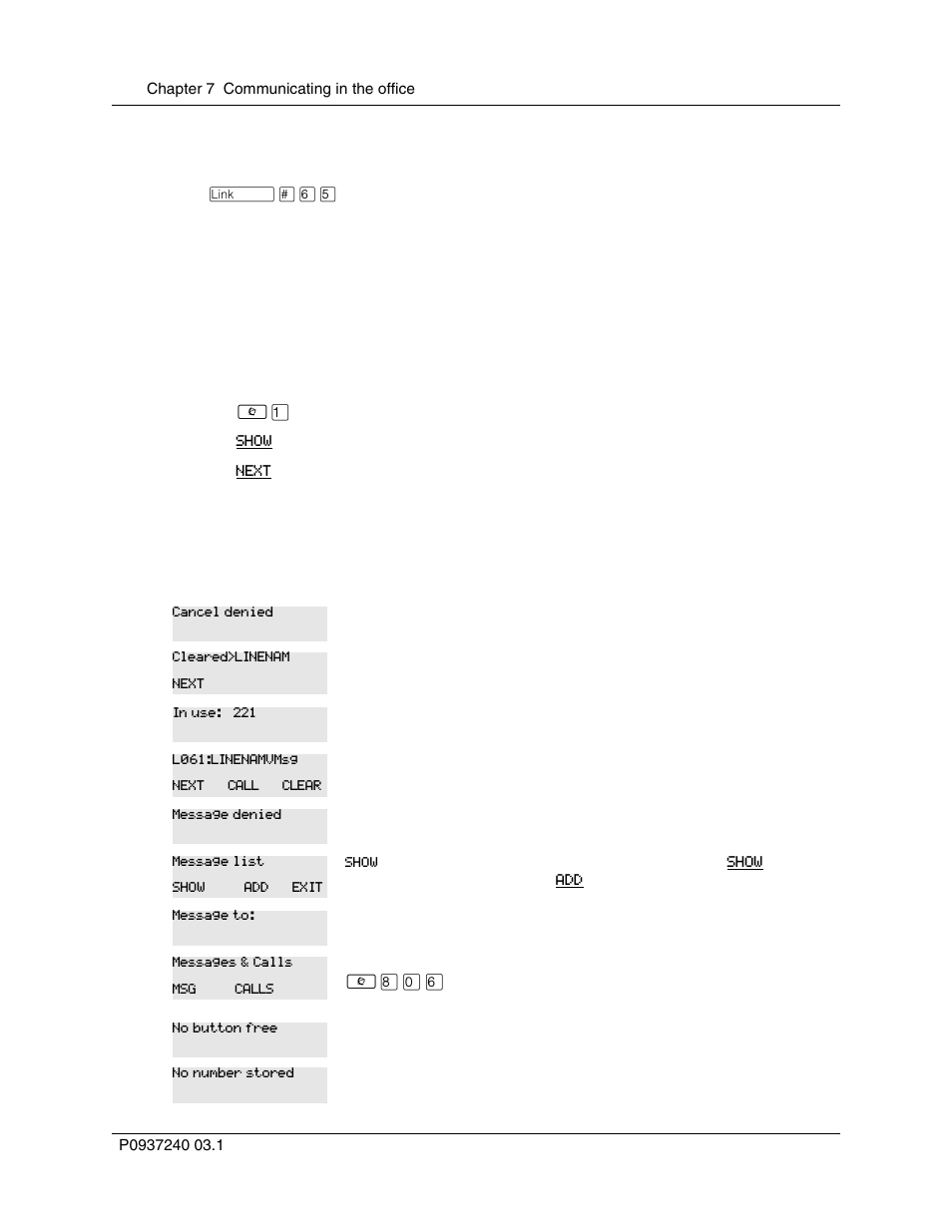 View messages you sent, Message prompts | Nortel Networks T7316 User Manual | Page 90 / 188