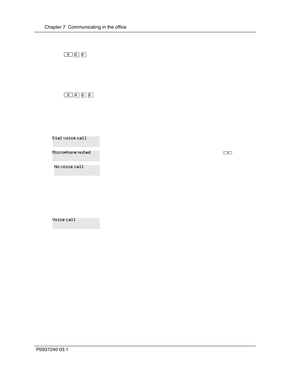 Voice call deny, Cancel voice call deny, Voice call prompts | Nortel Networks T7316 User Manual | Page 92 / 188