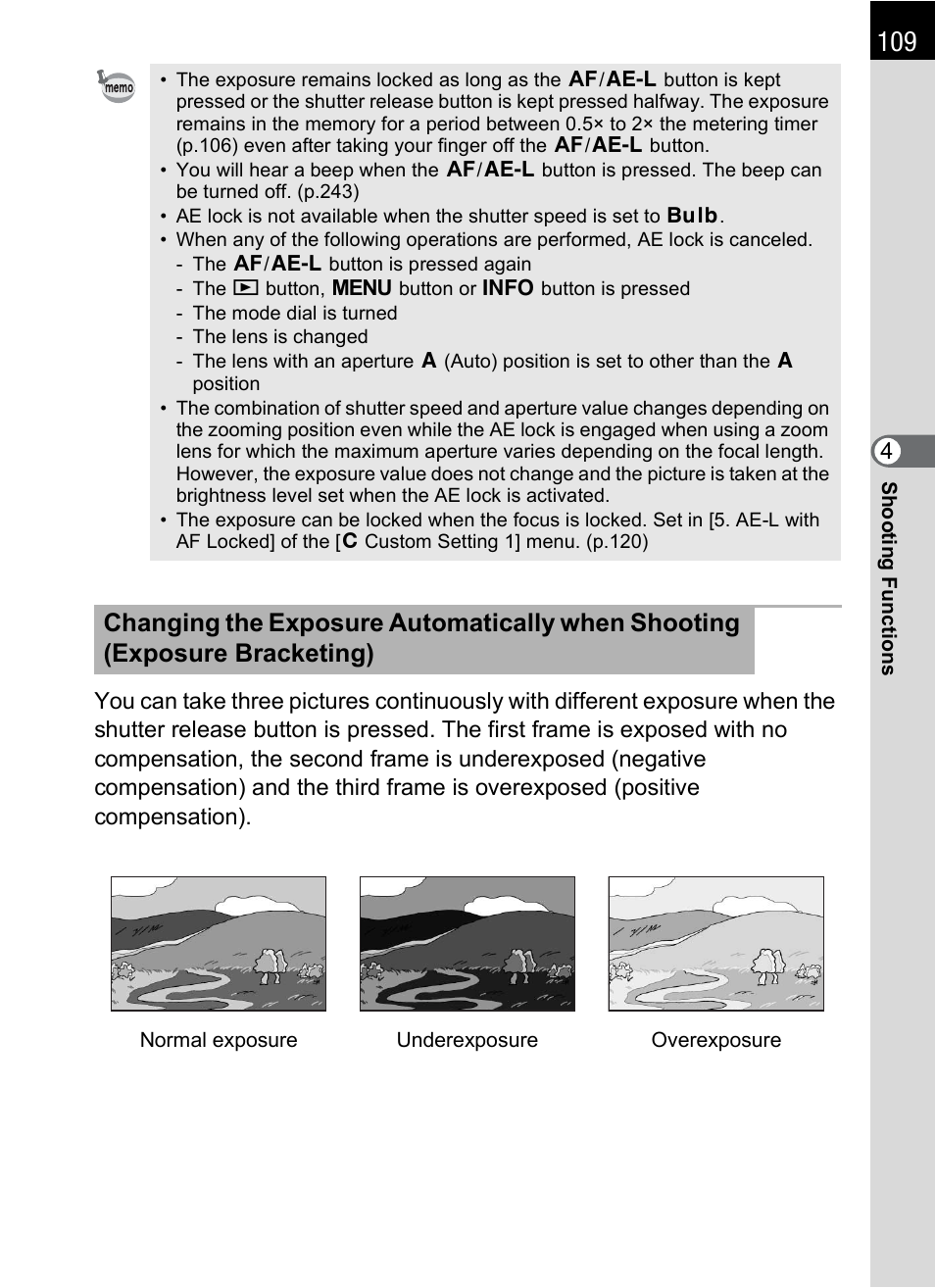 P.109), P.109 | Pentax K-X User Manual | Page 111 / 324