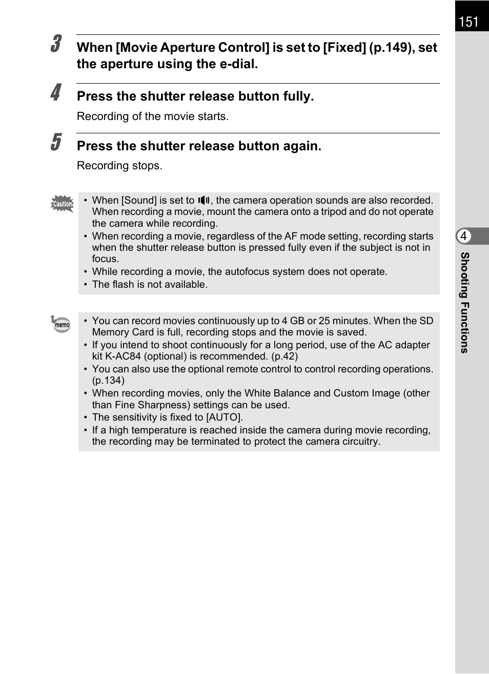 Pentax K-X User Manual | Page 153 / 324