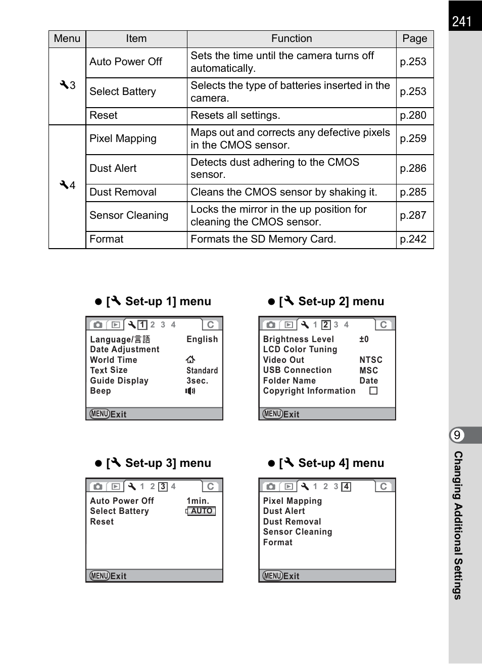 Pentax K-X User Manual | Page 243 / 324