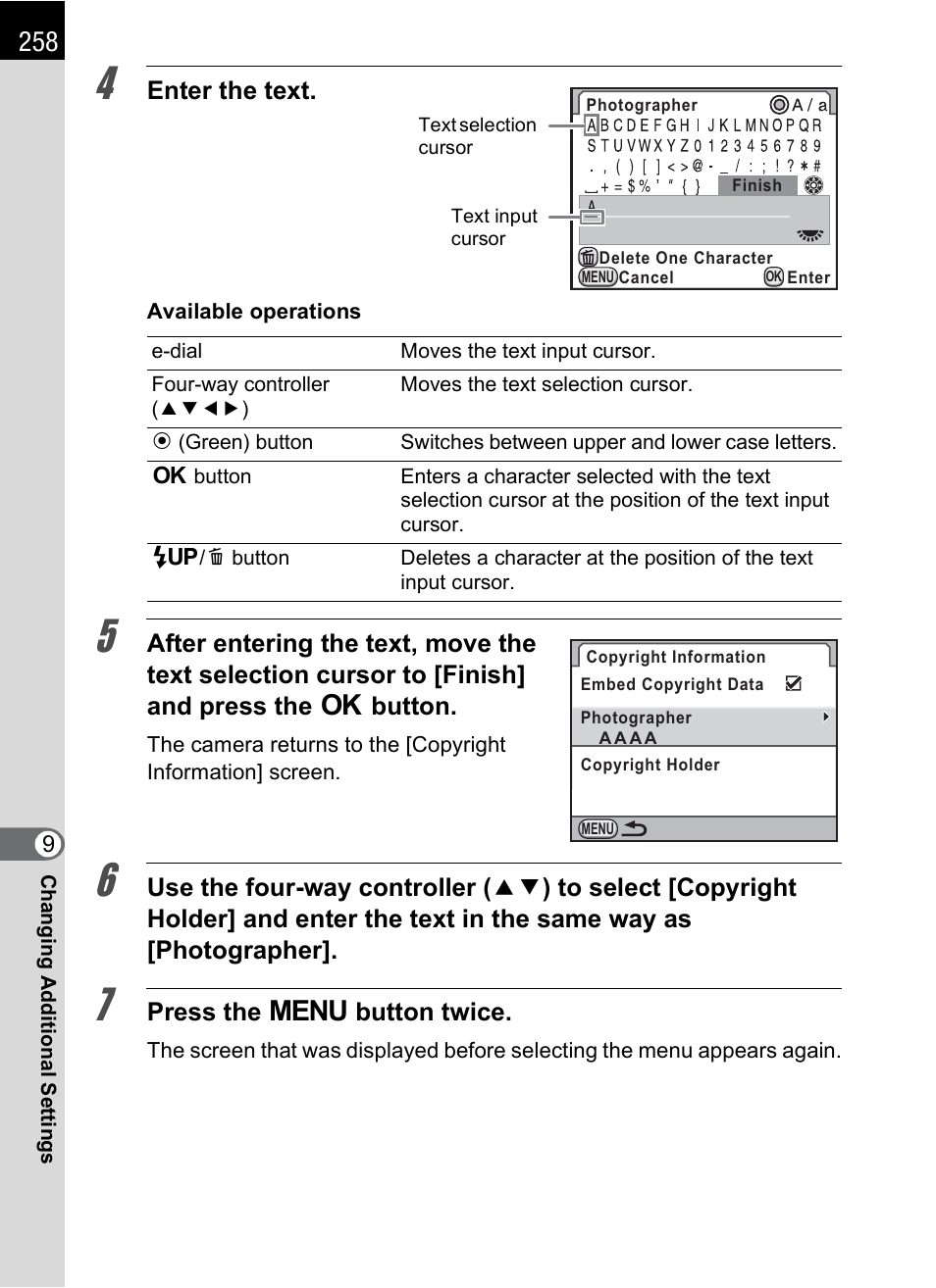 Pentax K-X User Manual | Page 260 / 324