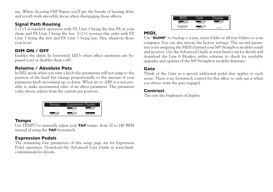 Line 6 M9 User Manual | Page 8 / 8