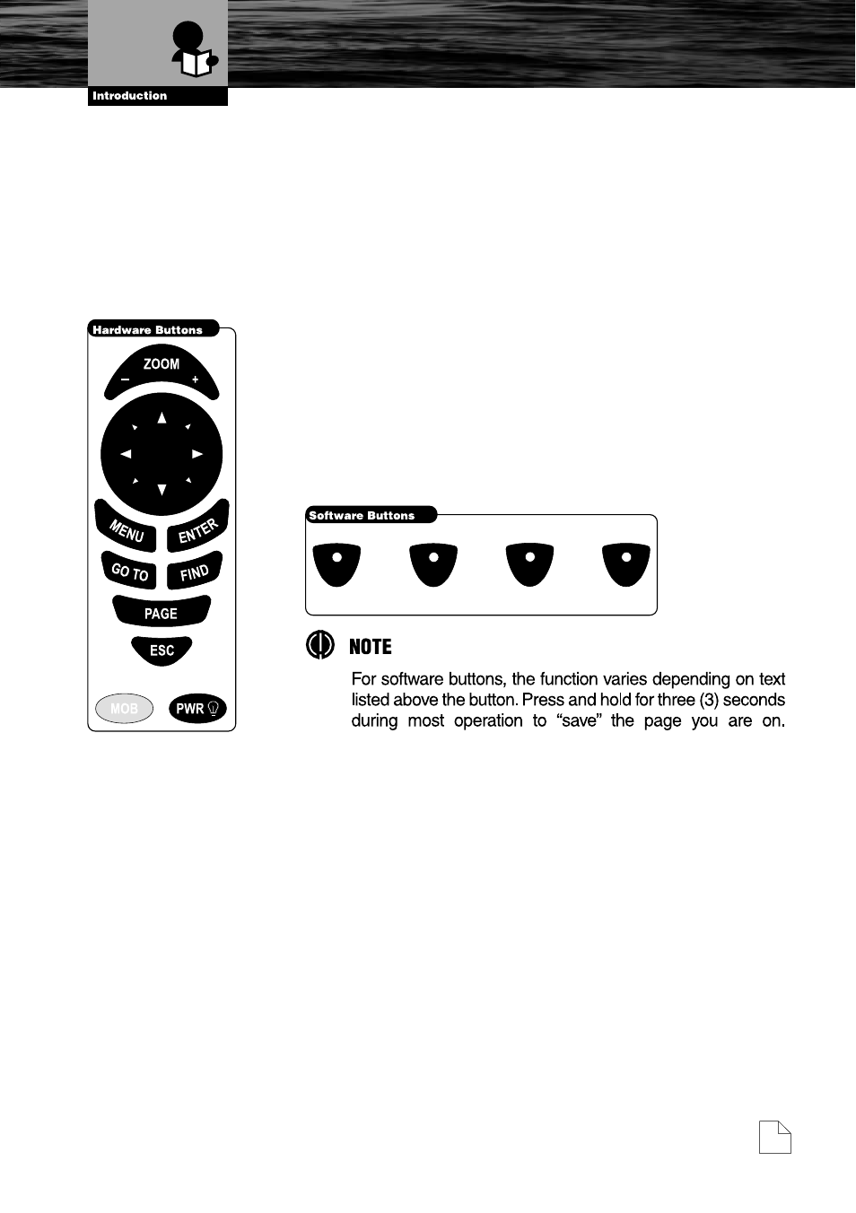 General operation, Button conventions used, Menu description | Selecting an option | Cobra Electronics MC600Cx  EN User Manual | Page 12 / 102