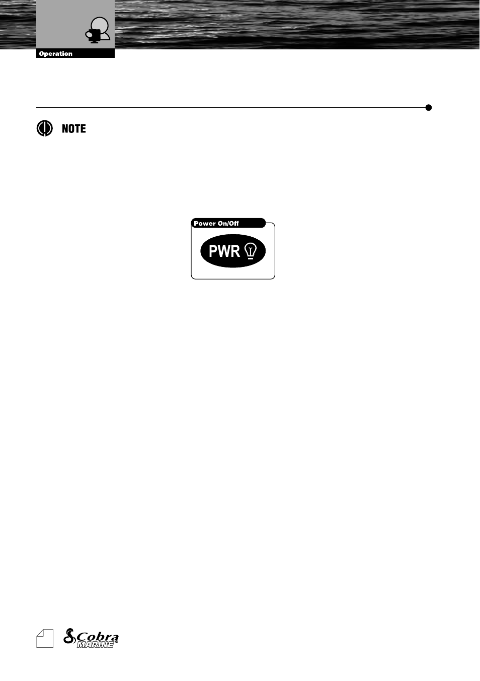 Basic operation, Switching on/off, 1 switching on | 2 switching off, Auto power on description, Initial setup, Switching on/off 2.1.1, Switching on, Switching off | Cobra Electronics MC600Cx  EN User Manual | Page 15 / 102