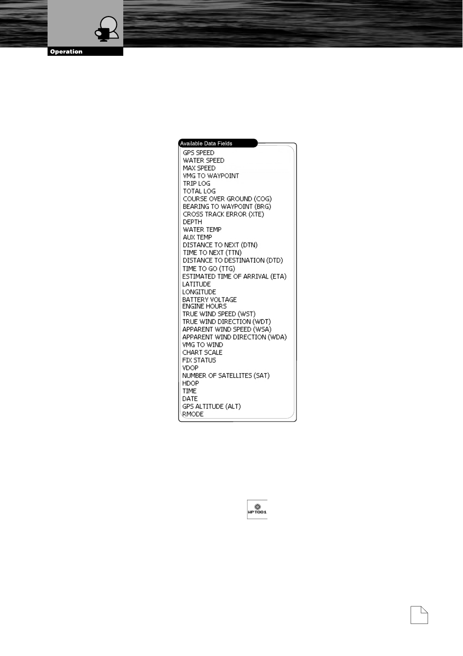 Available data options, Creating a user point, Creating a new waypoint | Available data options creating a user point | Cobra Electronics MC600Cx  EN User Manual | Page 22 / 102