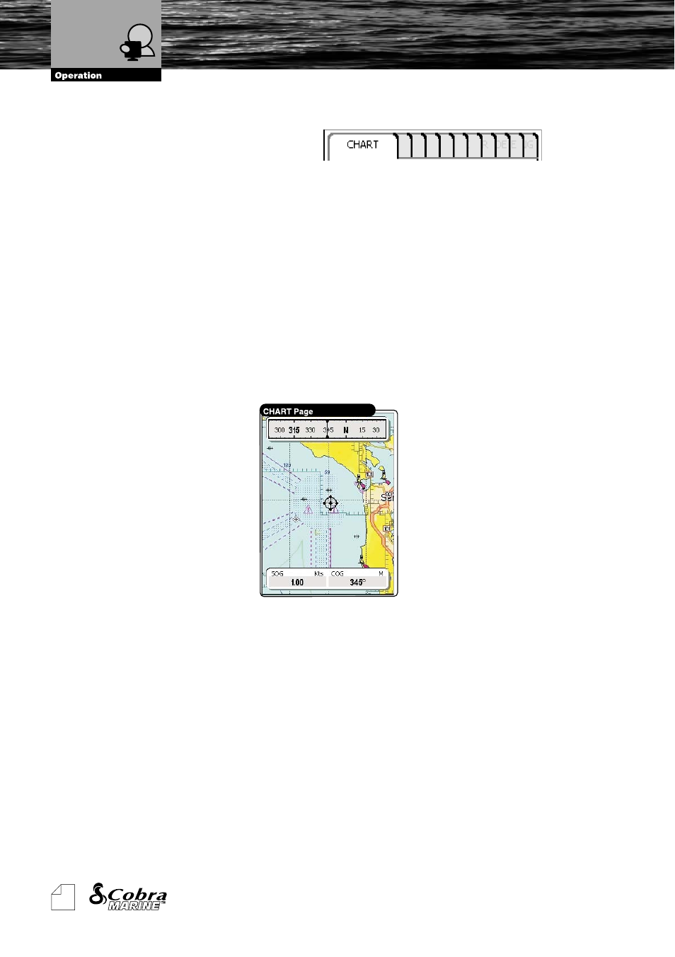 Description, Operations, Changing data options | Chart only page | Cobra Electronics MC600Cx  EN User Manual | Page 29 / 102