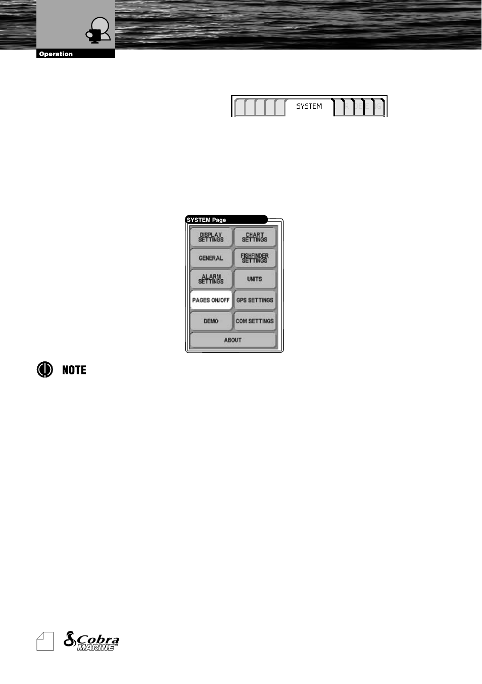 Description, Each setting description, Description 3.11.2. each setting description | Advanced operation, System page | Cobra Electronics MC600Cx  EN User Manual | Page 53 / 102