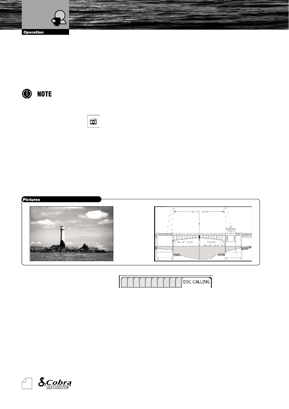 Pictures, Dsc calling, Advanced dsc for vhf radio with nmea 0183 output | Dynamic nav-aids pictures | Cobra Electronics MC600Cx  EN User Manual | Page 63 / 102