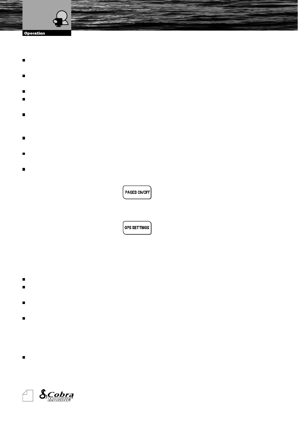 Gps settings 72, Units gps settings | Cobra Electronics MC600Cx  EN User Manual | Page 77 / 102