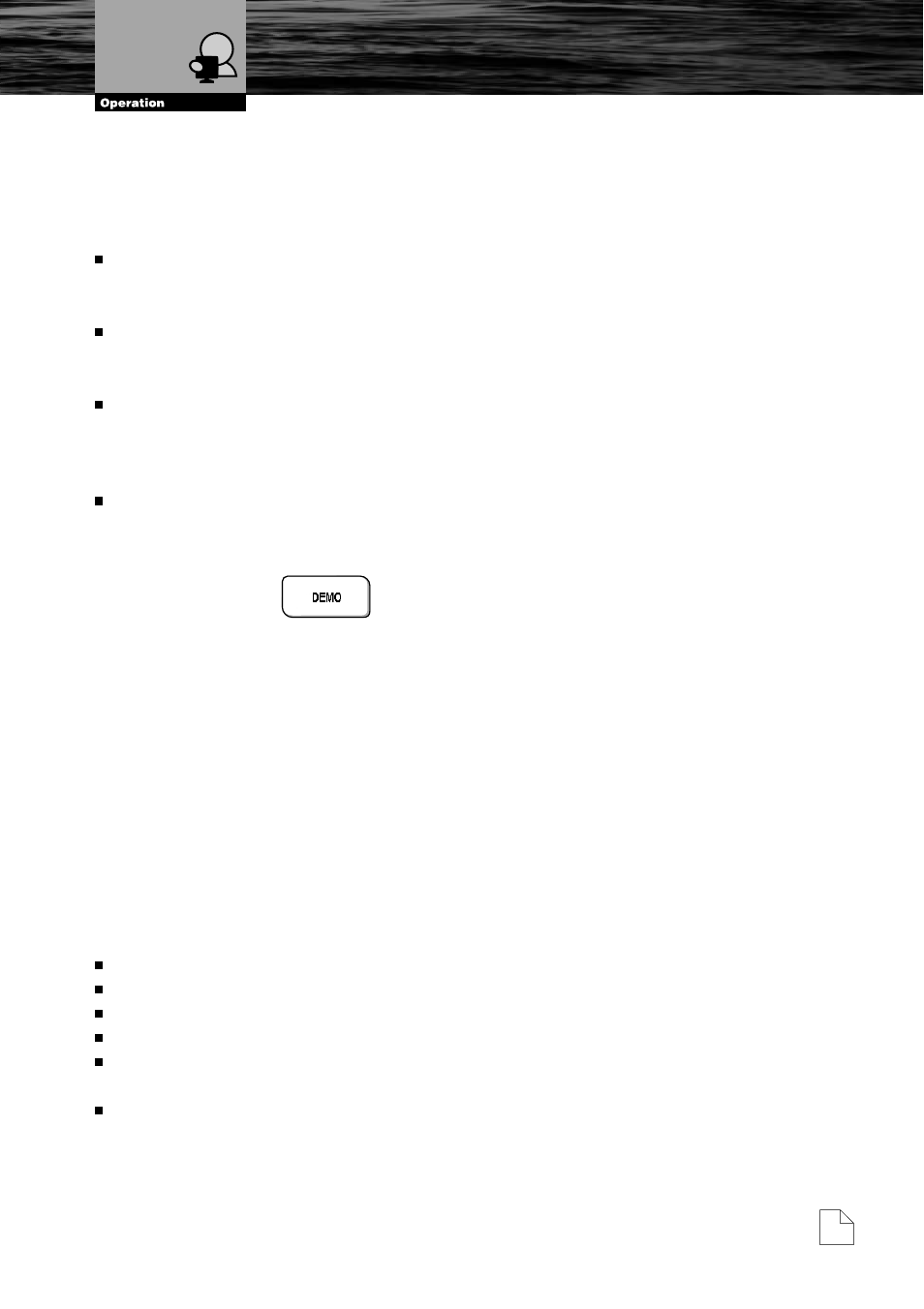 Demo 73, Custom demo, Demo | Cobra Electronics MC600Cx  EN User Manual | Page 78 / 102