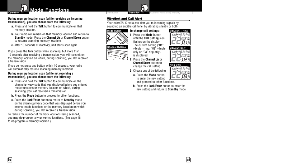 Mmo od de e f fu un nc cttiio on ns s | Cobra Electronics LI6700WX User Manual | Page 14 / 17