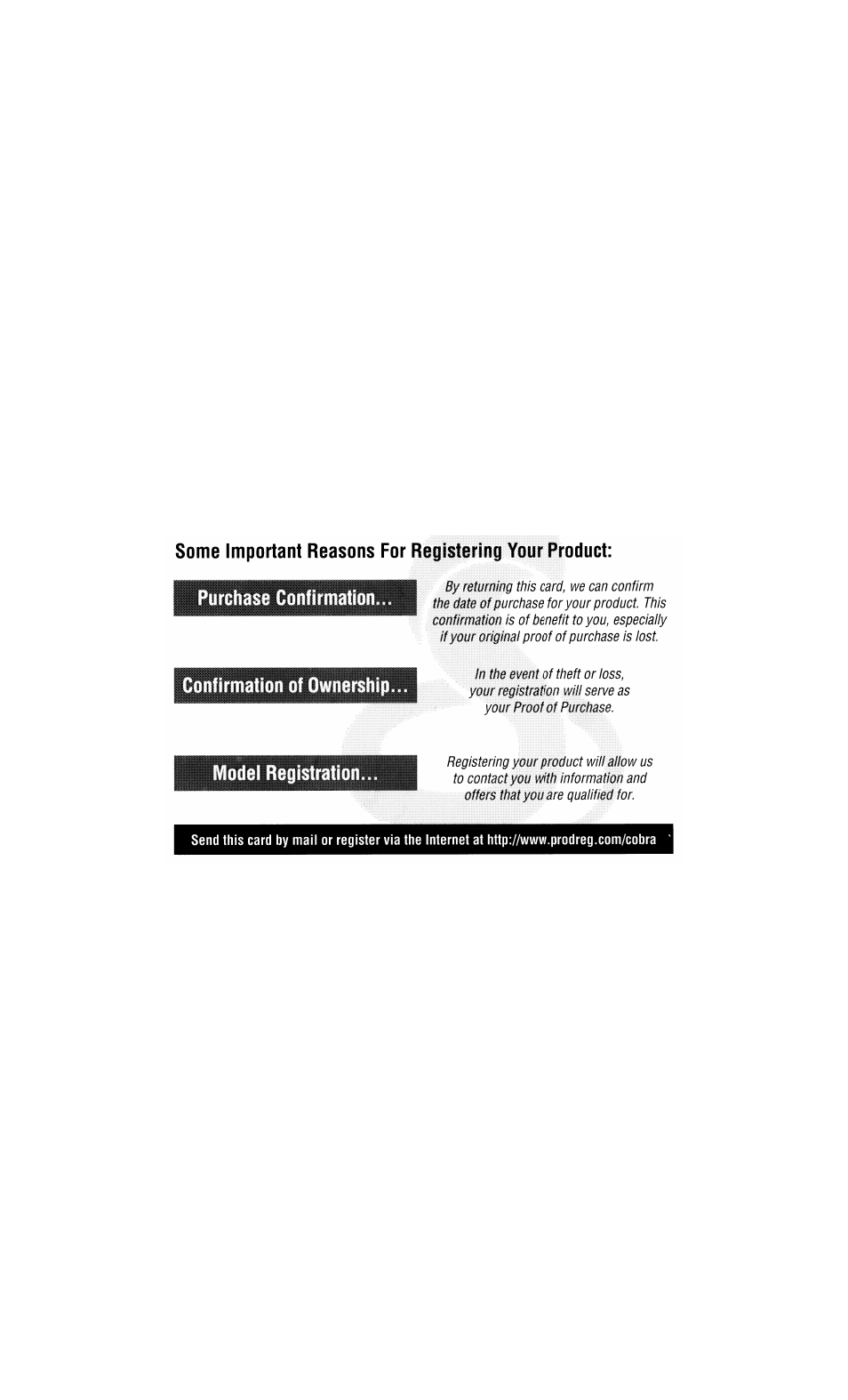 Cobra Electronics XRS 9300 User Manual | Page 21 / 21