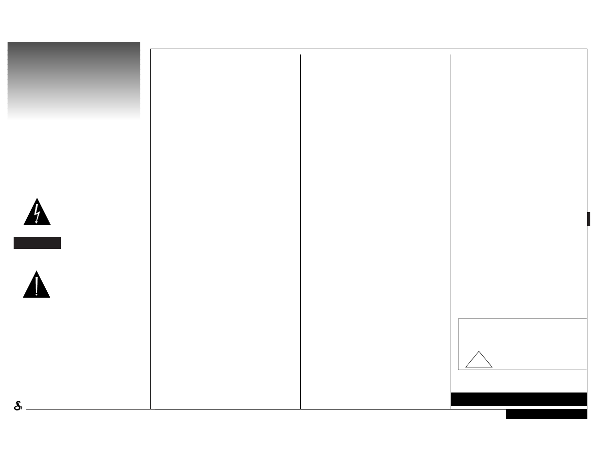 Important safety instructions, Caution | Cobra Electronics antenna AN - 8630 - 25 User Manual | Page 3 / 16