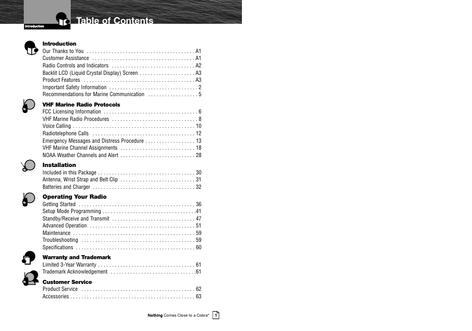 Cobra Electronics MRHH325VP User Manual | Page 4 / 35