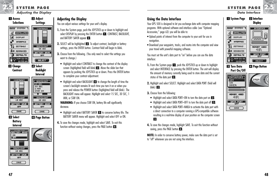 Cobra Electronics GPS 500 User Manual | Page 27 / 36