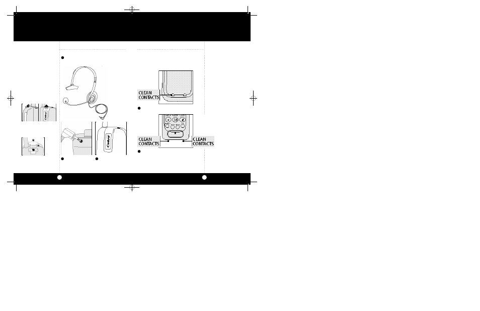 Spread right page spread left page, Operation, Headset operation | Cobra Electronics CP-9135 User Manual | Page 23 / 27