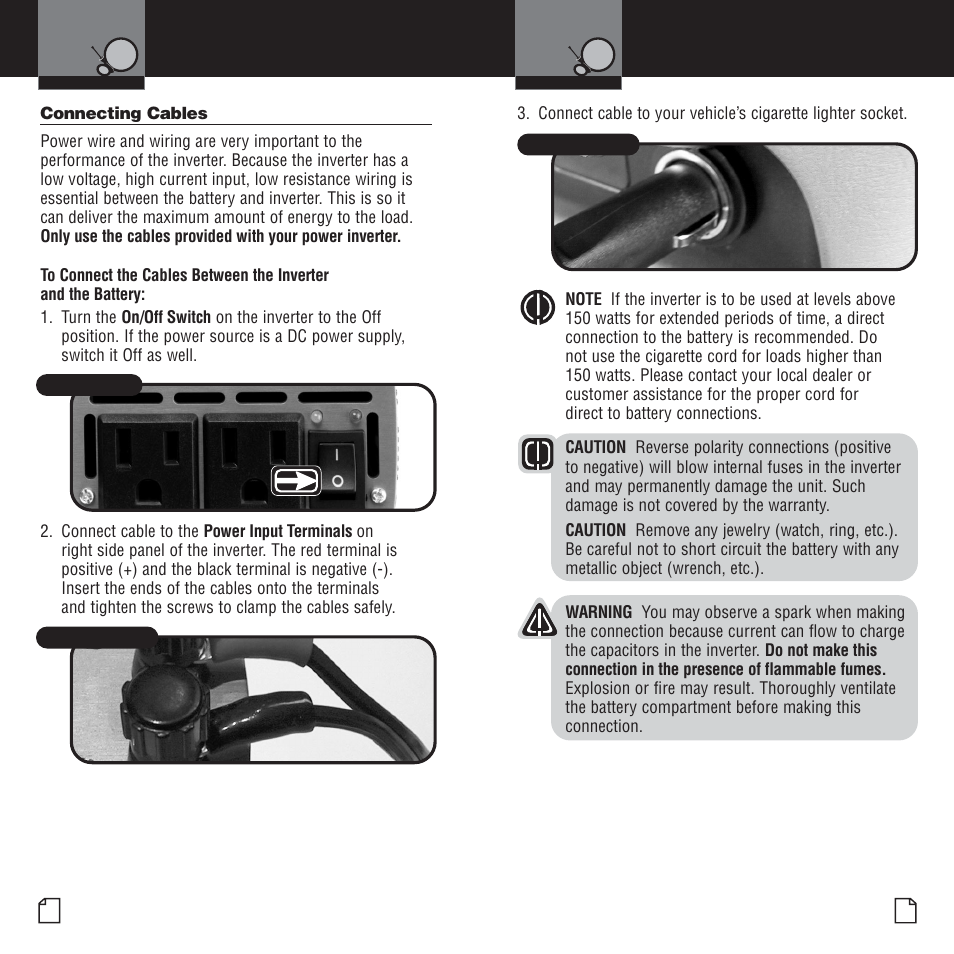 Connecting cables | Cobra Electronics CPI 400 User Manual | Page 7 / 12