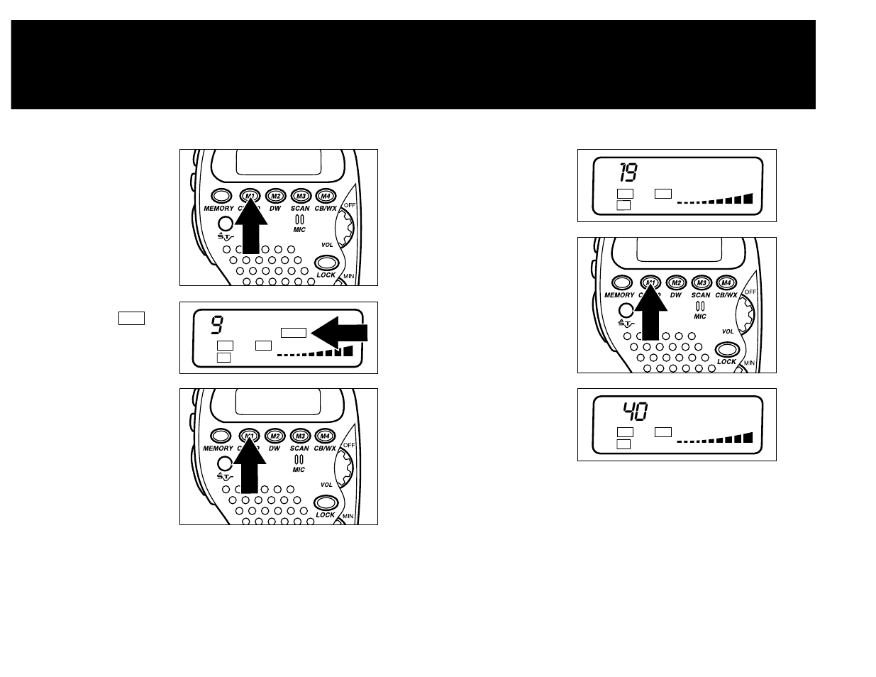 Operation, One touch channel 9 and 19, Emergency channel 9 or information channel 19 | Cobra Electronics 75 WX ST User Manual | Page 12 / 21